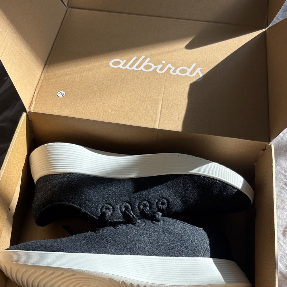 Allbirds Charcoal Wool Runners NEW